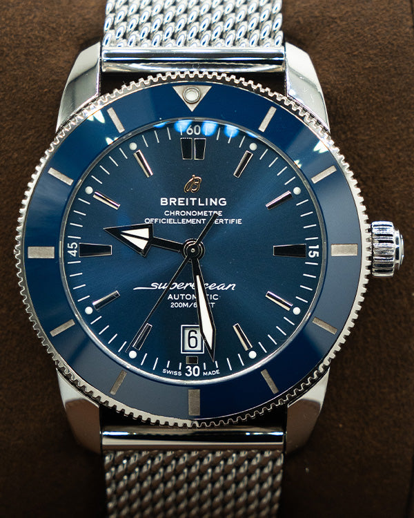 2019 Breitling Superocean Heritage B20 Automatic 46 Steel Blue Dial (AB2020161C1A1)