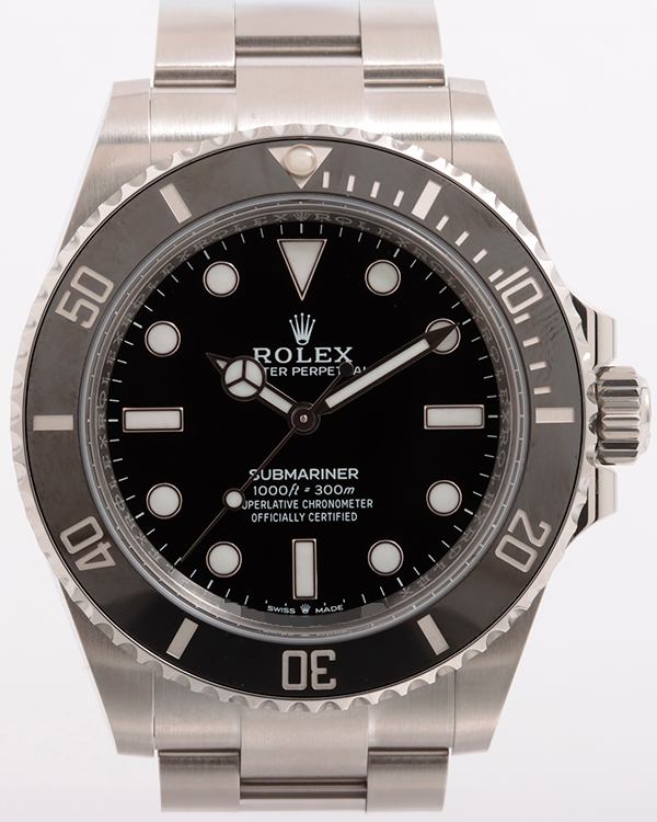 2024 Rolex Submariner No Date 41MM Black Dial Oyster Bracelet (124060)