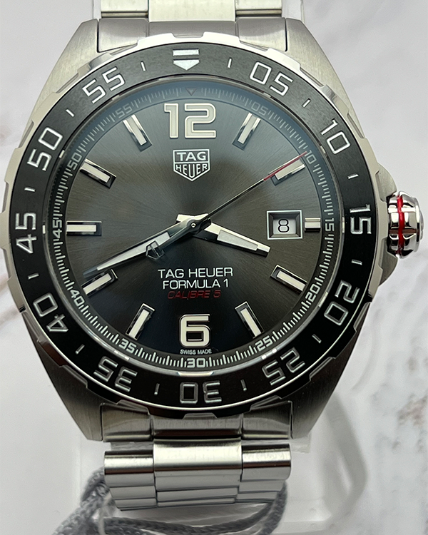 2022 Tag Heuer Formula 1 43MM Black Dial Steel Bracelet (WAZ2011.BA0842)