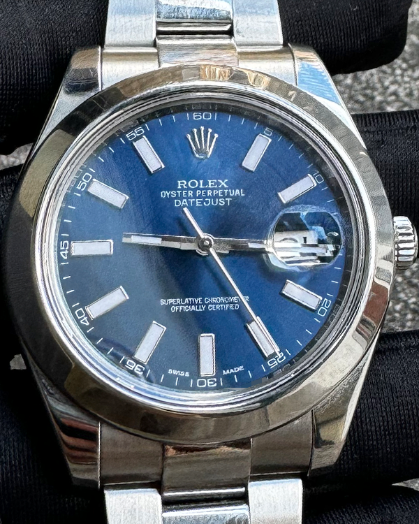 Rolex Datejust 41MM Blue Dial Oyster Bracelet (126300)