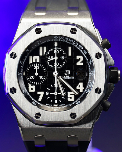 2006 Audemars Piguet Royal Oak Offshore 42MM Black Dial Rubber Strap (26020ST.OO.D001IN.01.A)