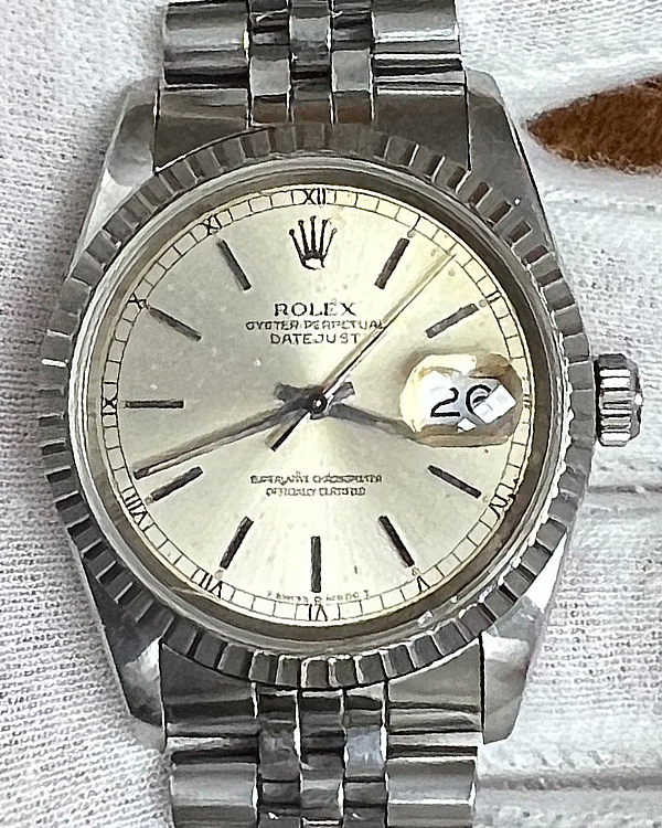 Rolex Datejust 36MM Silver Dial Steel Jubilee Bracelet (16234)