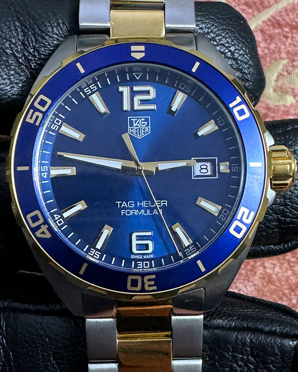 No Reserve - Tag Heuer Formula 1 41MM Quartz Blue Dial Two Tone Bracelet (WAZ1120.BB0879)