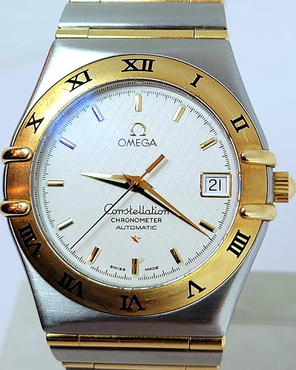 Omega Constellation 35.5MM White Dial Two-Tone Bracelet (1202.30.00)