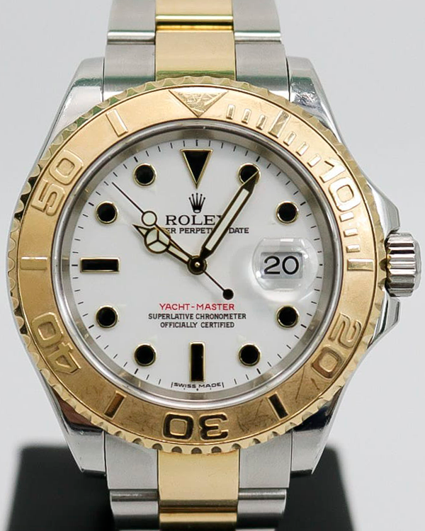 2006 (D Serial) Rolex Yacht-Master 40MM White Dial Two-Tone Oyster Bracelet (16623)