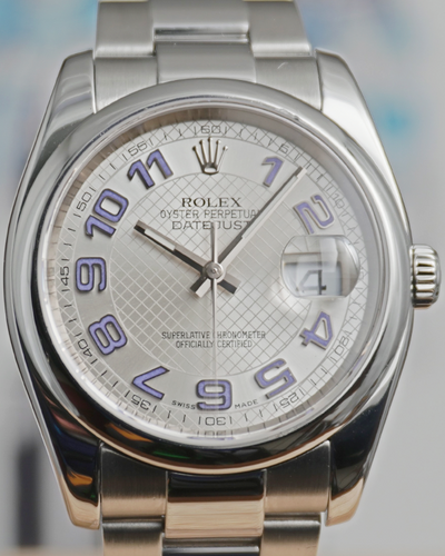 2007 Rolex Datejust 36MM White Dial Oyster Bracelet (116200)