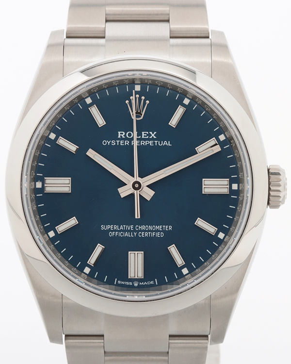 2023 Rolex Oyster Perpetual 36MM Blue Oystersteel Bracelet (126000)