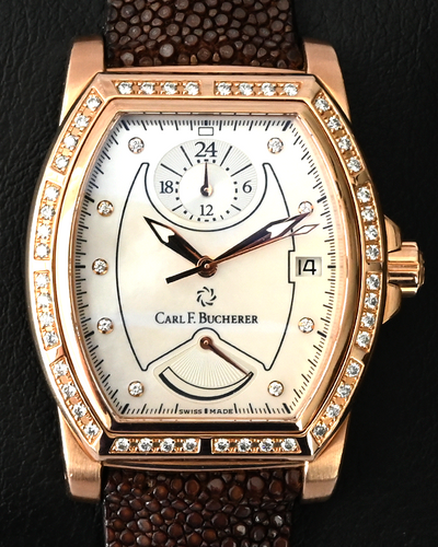 Carl F. Bucherer Patravi T-24 39MM Mother Of Pearl Dial Leather Strap (10612.03)