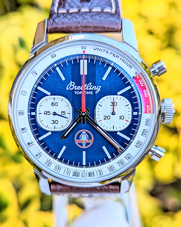 No Reserve - Breitling Top Time "Shelby Cobra" 41MM Steel Blue Dial (AB0176)