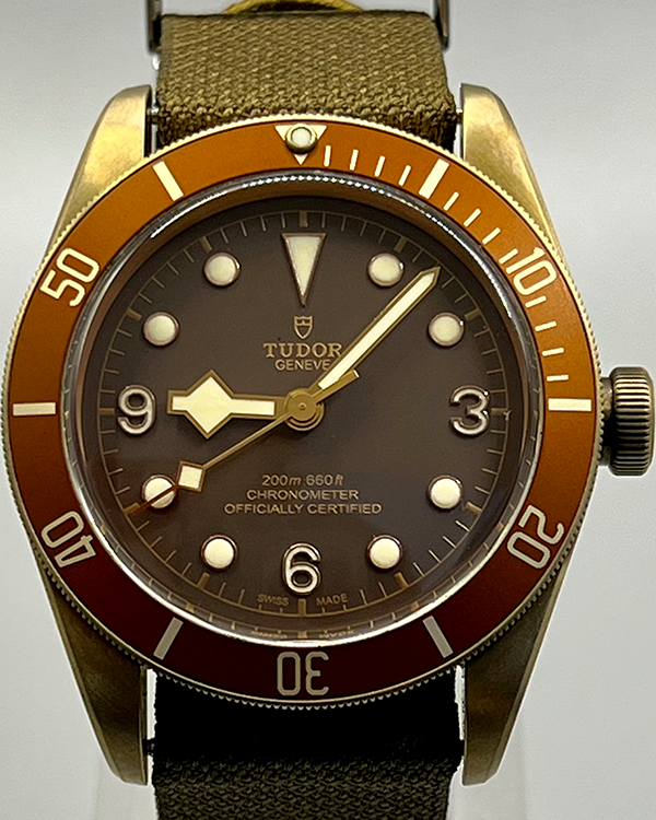 No Reserve - 2018 Tudor Black Bay Bronze 43MM Brown Dial Textile Strap (79250BM)