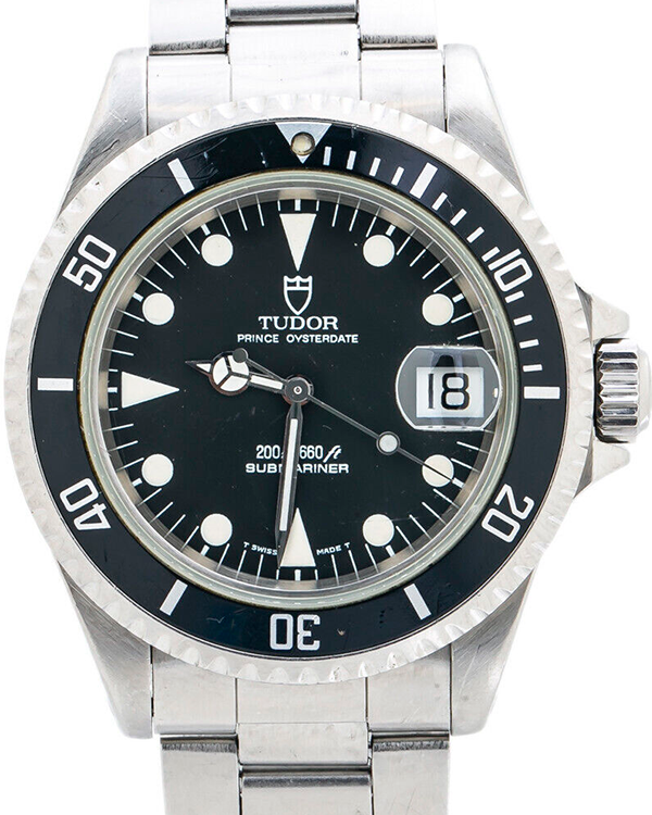 Tudor Submariner Vintage 40MM Black Dial Steel Bracelet (79190)