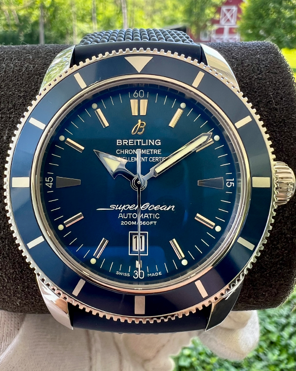 Breitling Superocean Heritage 46MM Blue Dial Rubber Strap (A17320)