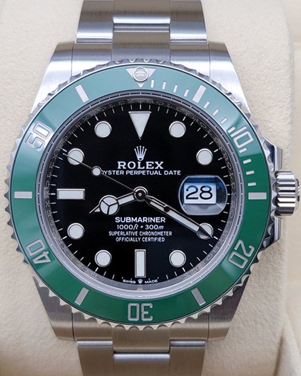 2022 Rolex Submariner Date "Starbucks" 41MM Oystersteel Black Dial (126610LV)