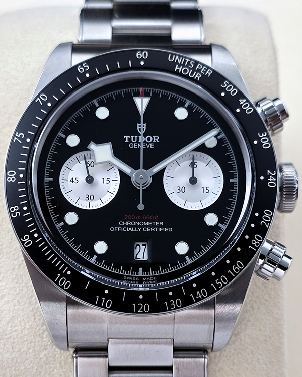 No Reserve - 2023 Tudor Black Bay Chrono 41MM Black Dial Steel Bracelet (79360N)