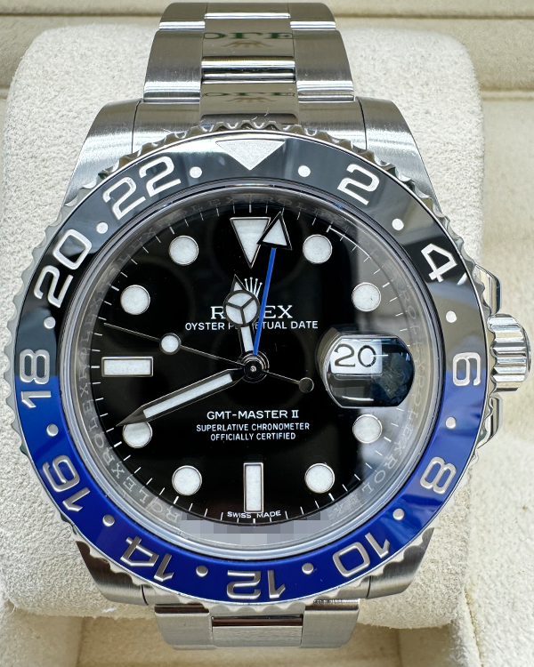 Rolex GMT-Master II "Batman" 40MM Black Dial Oyster Bracelet (116710BLNR)