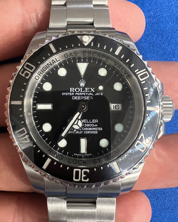 2008 Rolex Sea-Dweller Deepsea 44MM Black Dial Steel Bracelet (116660)