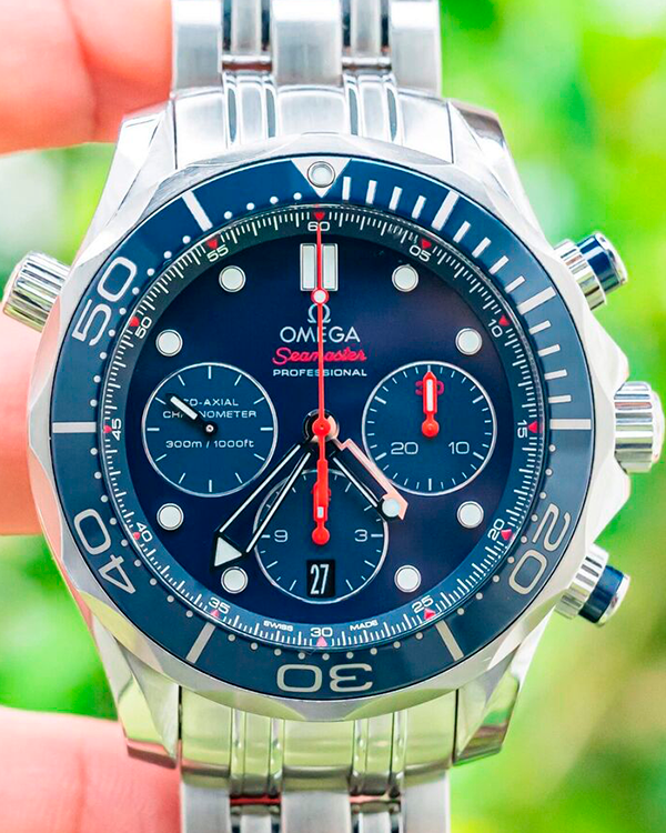 Omega Seamaster Diver 300M 44MM Blue Dial Steel Bracelet (212.30.44.50.03.001)