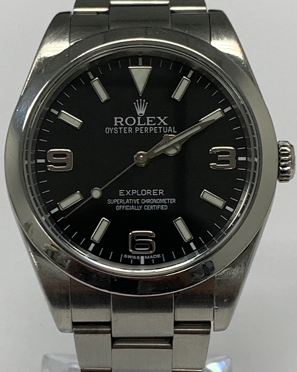 Rolex Explorer 39MM Black Dial Steel Bracelet (214270)