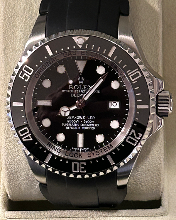 2010 Rolex Sea-Dweller Deepsea 44MM Black Dial Steel Bracelet (116660)