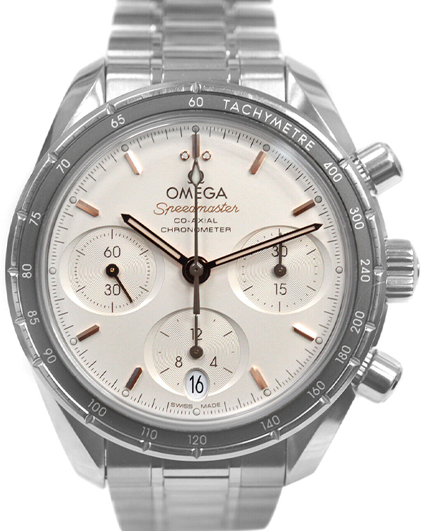 Omega Speedmaster 38MM Silver Dial Steel Bracelet (324.30.38.50.02.001)