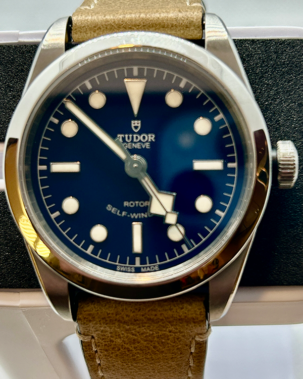 2021 Tudor Black Bay 36MM Blue Dial Leather Strap (79500)