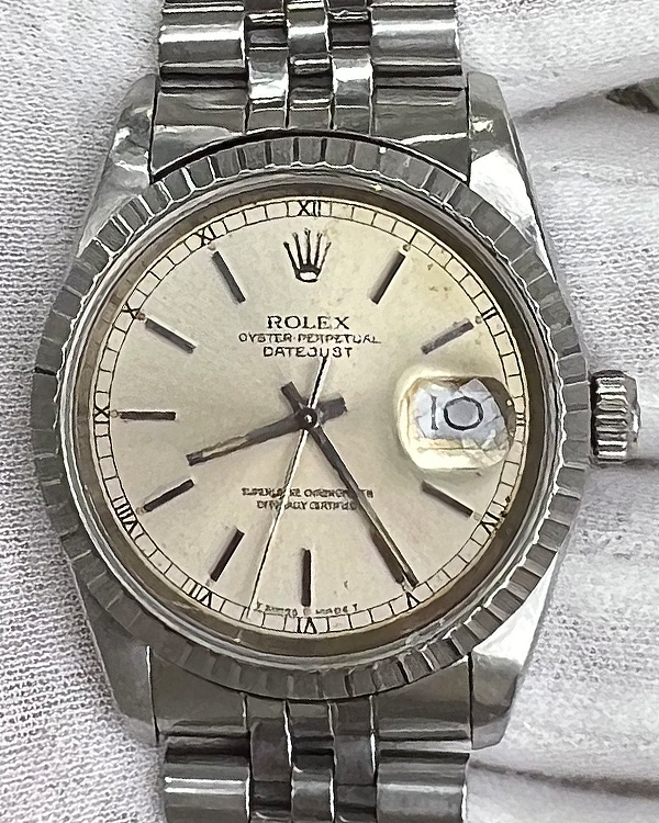 Rolex Datejust 36MM Steel Silver Dial Jubilee Bracelet (16234)