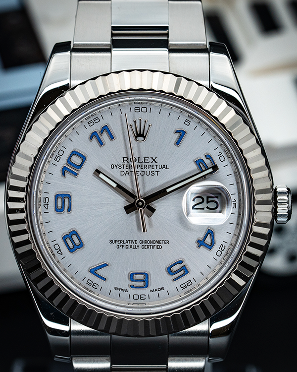 2012 Rolex Datejust II 41MM Rhodium Dial Oyster Bracelet (116334)