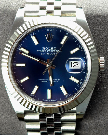 2020 Rolex Datejust 41MM Blue Dial Jubilee Bracelet (126334)