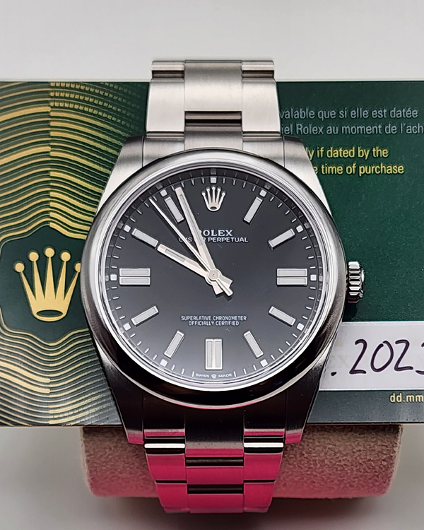 2023 Rolex Oyster Perpetual 41 Black Dial (124300)