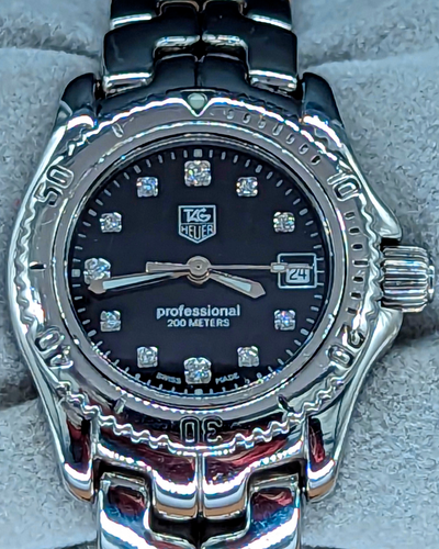 TAG Heuer Link 27MM Quartz Black Dial Steel Bracelet (WT1417)