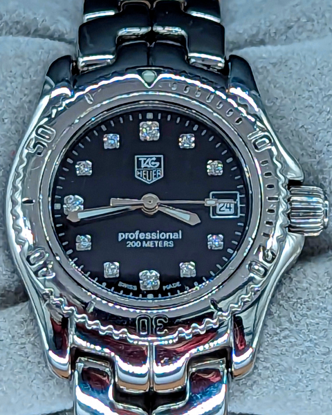TAG Heuer Link 27MM Quartz Black Dial Steel Bracelet (WT1417
