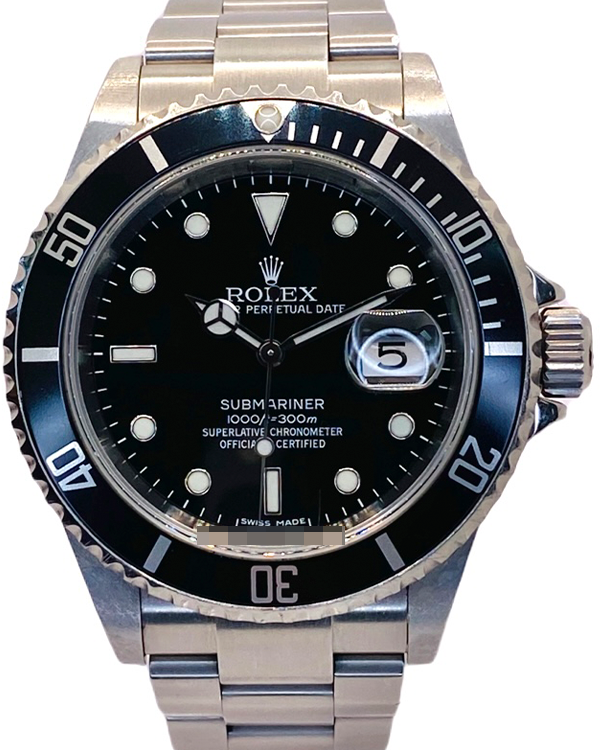 2006 (Z Serial) Rolex Submariner 40MM Black Dial Oyster Bracelet (16610T)