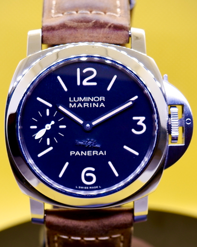 Panerai Luminor Marina "Las Vegas" L.E. 44MM Black Dial Leather Strap (PAM00464)