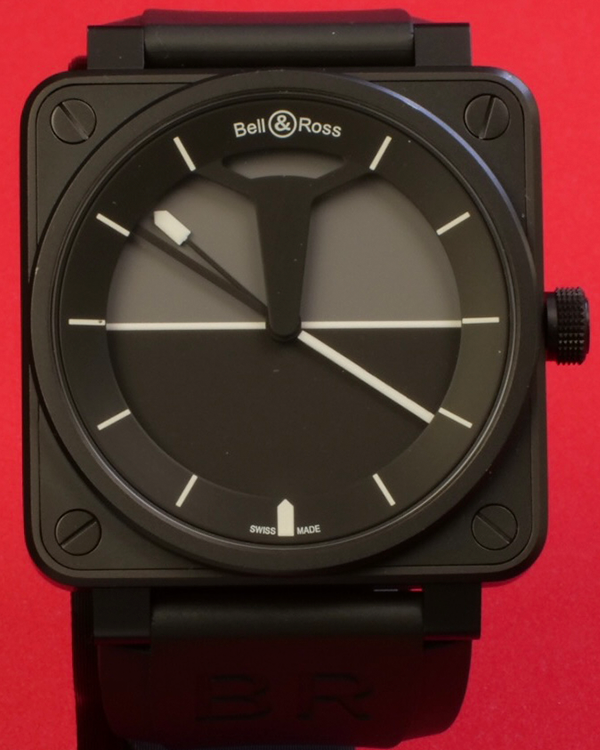 2020 Bell & Ross BR 01 - 92 L.E. 46MM Black Dial Rubber Strap (BR01-92-HORIZON)