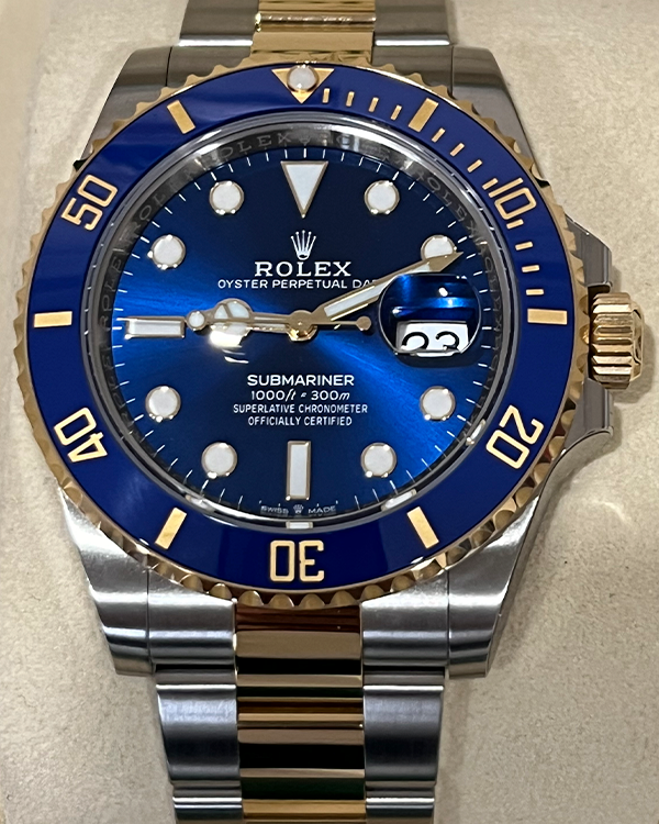 2024 Rolex Submariner Date "Bluesy" 41MM Blue Dial Two-Tone Bracelet (126613LB)