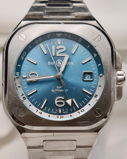2023 Bell & Ross BR 05 GMT 41MM Blue Dial Steel Bracelet (BR05G-PB-ST/SST)