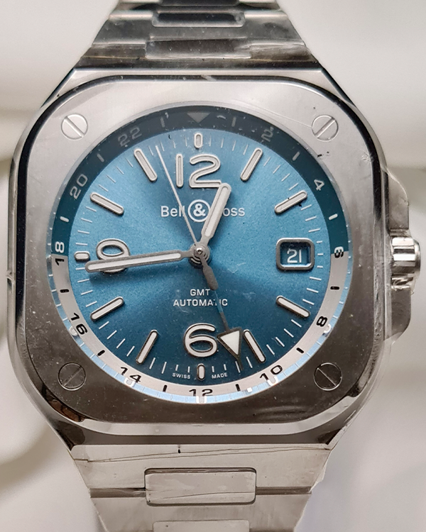 2023 Bell & Ross BR 05 GMT 41MM Blue Dial Steel Bracelet (BR05G-PB-ST/SST)