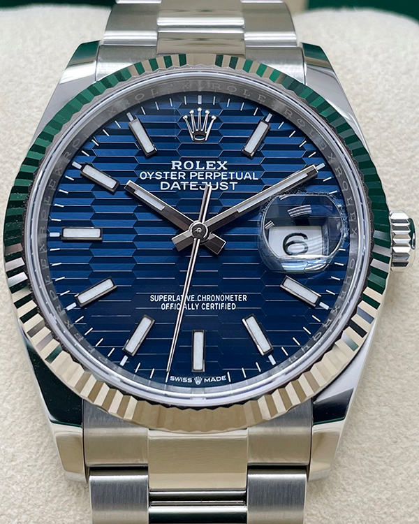 2023 Rolex Datejust 36MM Blue Dial Oyster Bracelet (126234)