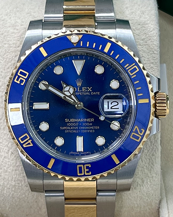 Rolex Submariner Date "Bluesy" 40MM Blue Dial Two-Tone Bracelet (116613LB)