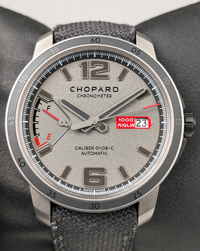 2020 Limited Edition Chopard Mille Miglia GTS Power Control Grigio Speciale 43MM Gray Dial Textile / Rubber Strap (168566-3007)
