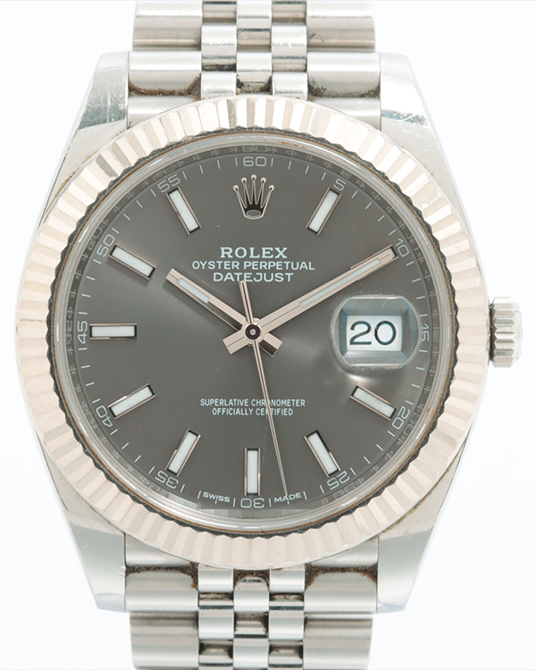 2017 Rolex Datejust 41MM Grey Dial Jubilee Bracelet (126334)