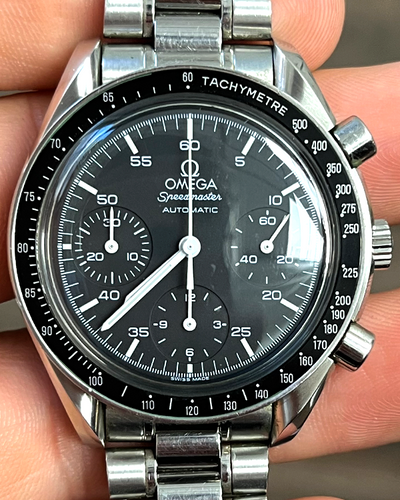 Omega Speedmaster Reduced 39MM Black Dial Steel Bracelet (3510.50.00)