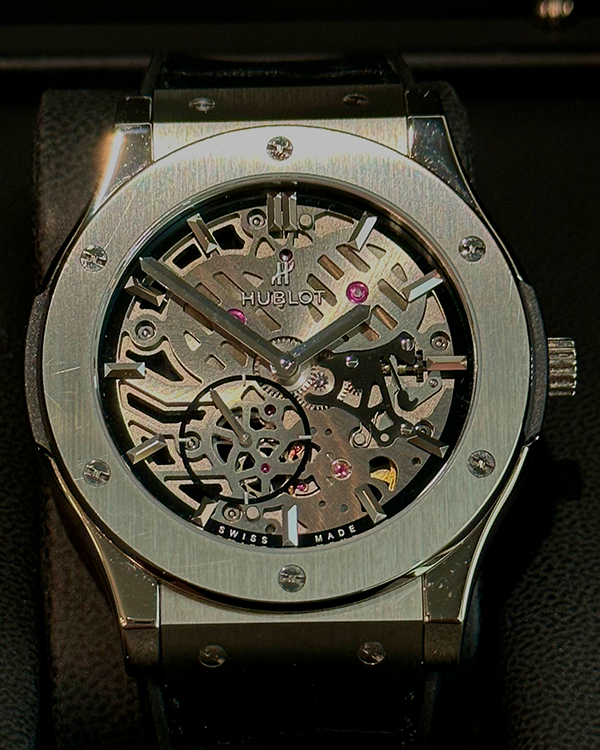 Hublot Classic Fusion Ultra-Thin 45MM Titanium Skeleton Dial (515.NX.0170.LR)