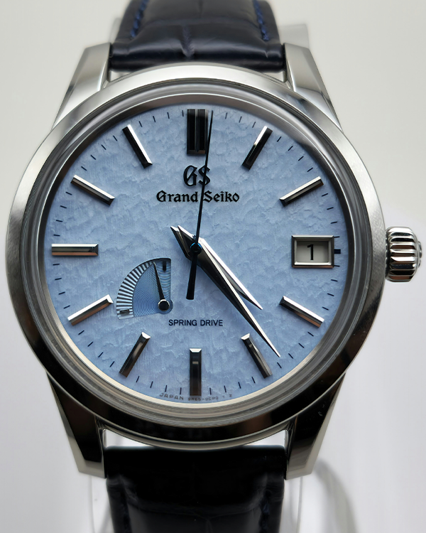 2023 Grand Seiko Spring Drive 40.2MM "Snowflake" Blue Dial Leather Strap (SBGA407G)