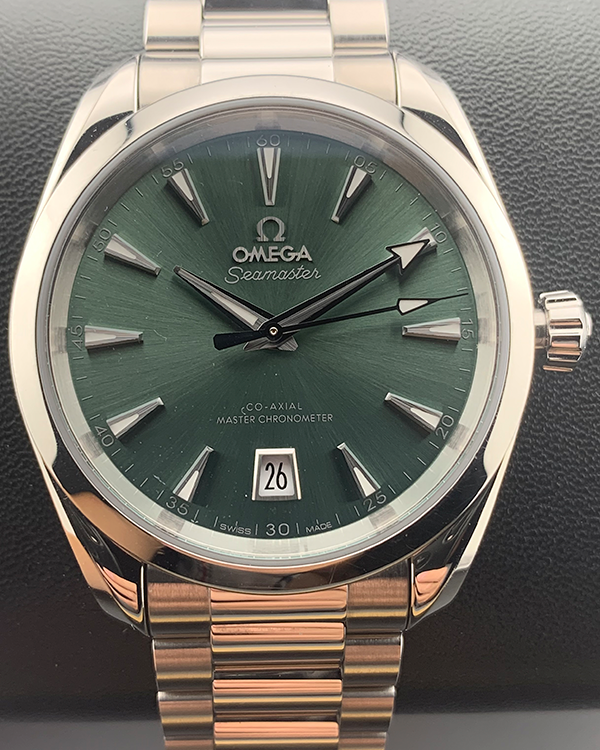 2023 Omega Seamaster Aqua Terra 38MM Green Dial Steel Bracelet (220.10.38.20.10.002)