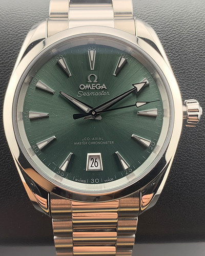 2023 Omega Seamaster Aqua Terra 38MM Green Dial Steel Bracelet (220.10.38.20.10.002)