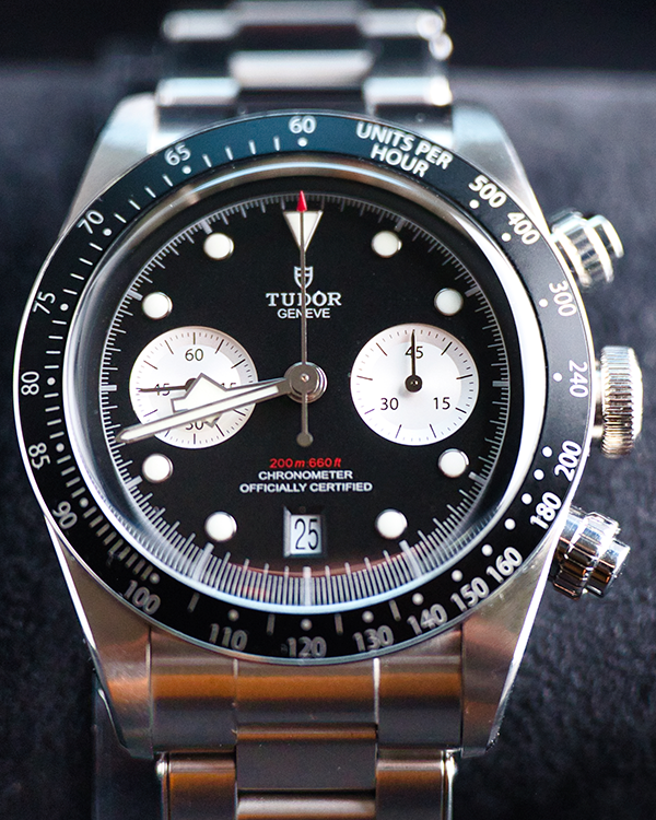 2021 Tudor Black Bay Chrono 41MM Black Dial Steel Bracelet (79360N)