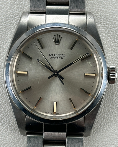 1984 Rolex Oyster Precision 34MM Silver Dial Steel Bracelet (6426)