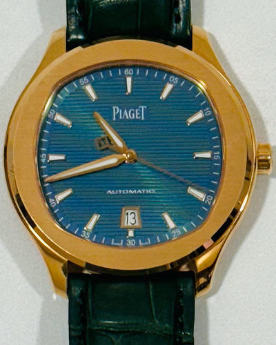 2023 Piaget Polo Date 42MM Green Dial Leather Strap (G0A47010)