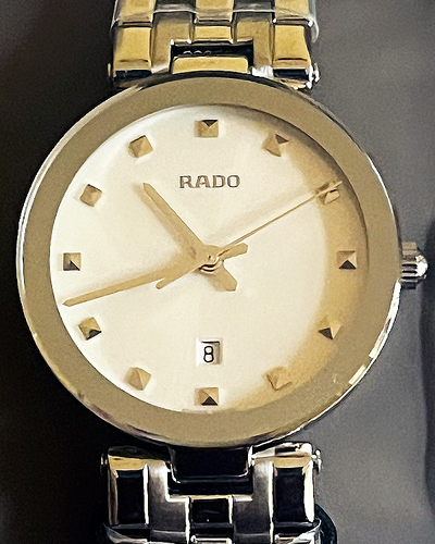 Rado Florence 28MM Quartz White Dial Steel Bracelet (R48874023)